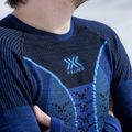 Pánská termoakční mikina X-Bionic Merino dark ocean/sky blue 6