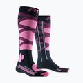 Dámské lyžařské ponožky X-Socks Ski Control 4.0 opal black/magnolia purple