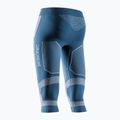Dámské termokalhoty  X-Bionic Energy Accumulator Light Pants 3/4 mineral blue/arctic white 2