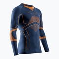 Pánská termoakční mikina X-Bionic Energy Accumulator Light Shirt marine/orange