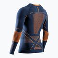 Pánská termoakční mikina X-Bionic Energy Accumulator Light Shirt marine/orange 2