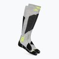 Lyžařské ponožky X-Socks Ski Discover Otc rhino grey/canary