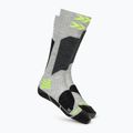 Dětské lyžařské ponožky X-Socks Ski Discover Otc rhino grey/canary