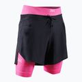 Pánské běžecké šortky X-Bionic Efektor 2v1 x black/neo pink 4