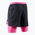Pánské běžecké šortky X-Bionic Efektor 2v1 x black/neo pink 5