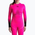 Dámská termo mikina X-Bionic Invent Graphics LS fluo pink/x white