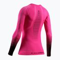 Dámská termo mikina X-Bionic Invent Graphics LS fluo pink/x white 12