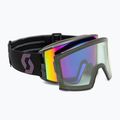 Lyžařské brýle SCOTT React black/aurora green/enhancer teal chrome/pro green
