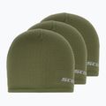 Zimní čepice SCOTT Fleece Lt Beanie 3 ks. fir green