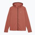 Pánská běžecká mikina On Running Climate Zip Hoodie auburn
