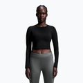 Dámské tréninkové tričko Longsleeve On Running Studio Long-T Crop black