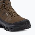 Pánské turistické boty On Cloudrock Mid Waterproof earth/black 7