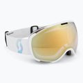Lyžařské brýle SCOTT Faze II LS white/soft pink/light sensitive bronze chrome