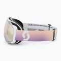 Lyžařské brýle SCOTT Faze II LS white/soft pink/light sensitive bronze chrome 4