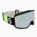 Lyžařské brýle SCOTT Ambit black/neon yellow/amp white chrome