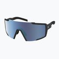 Sluneční brýle SCOTT Shield Compact black/amp beryl blue chrome