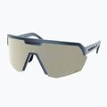 Sluneční brýle SCOTT Sport Shield metallic blue/amp white chrome