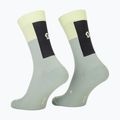 Ponožky SCOTT Block Stripe Crew spray grey/acid yellow 2