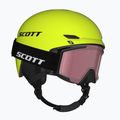 Dětská lyžařská helma SCOTT Track + Gogle Factor Pro Combo neon yellow/black