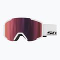 Lyžařské brýle SCOTT Shield white/amp red chrome