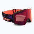 Lyžařské brýle SCOTT Shield black/amp red chrome