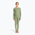 Dětské termoprádlo ODLO Active Warm Eco Long steel grey melange/matte green