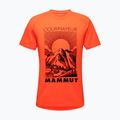 Pánské trekingové tričko MAMMUT Mountain oranžové 4