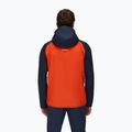 Pánská hardshell bunda MAMMUT Kento Light HS oranžovo-tmavě modrá 2