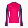 Dámská trekingová mikina Mammut Aenergy ML Half Zip Pull růžová a tmavě modrá