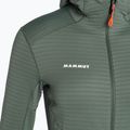 Mammut dámská fleecová mikina Taiss Light ML s kapucí dark jade/black 7