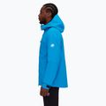 Pánská bunda do deště Mammut Taiss HS s kapucí glacier blue 3