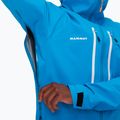 Pánská bunda do deště Mammut Taiss HS s kapucí glacier blue 6