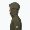 Pánská bunda do deště  Mammut Crater IV HS Hooded dark marsh 3