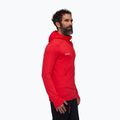 Pánská trekingová mikina Mammut Taiss Light ML s kapucí mammut red 3