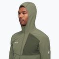 Dámská trekingová mikina Mammut Madris Light ML Hooded marsh 3