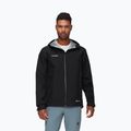 Pánská nepromokavá bunda Mammut Crater Light HS Hooded Jacket Men black