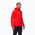 Pánská větrovka   Mammut Massone ML Hooded Mammut red 3