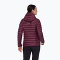 Dámská zateplená bunda Mammut Albula IN Hooded wine/black 2