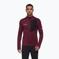 Pánská mikina Mammut Taiss Light ML burgundy/black