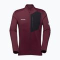 Pánská mikina Mammut Taiss Light ML burgundy/black 4