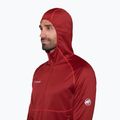 Pánská trekingová mikina Mammut Crag ML Hooded dark mammut red 5