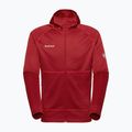 Pánská trekingová mikina Mammut Crag ML Hooded dark mammut red 6