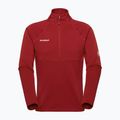 Pánská mikina Mammut Taiss ML Half Zip Pull dark mammut red 5