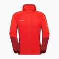 Pánská mikina Mammut Taiss ML Hooded mammut red/dark mammut