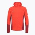 Pánská mikina Mammut Taiss ML Hooded mammut red/dark mammut