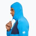 Pánská trekingová mikina Mammut Madris Light ML Hooded Jacket Men glacier blue/marine 5