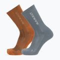 Ponožky Mammut Multisport Crew Socks 2 pack autumn larice/strata