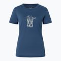 Dámské tričko super.natural Flower Boots Tee ocean blue/feather grey 4