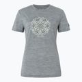 Dámské tričko super.natural Ornament Tee cashmere grey melange/leaf melange/white stone 4