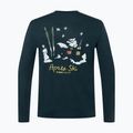 Pánské tričko Longsleeve super.natural Apres Ski blueberry/various 6